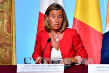 Đại diện cấp cao phụ trách chính sách an ninh và đối ngoại EU Federica Mogherini.