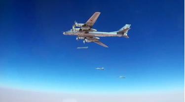 Một máy bay ném bom Tu-95MS của Nga.