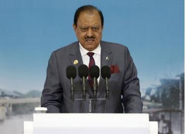 Tổng thống Pakistan Mamnoon Hussain.