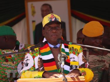 Tổng thống Emmerson Mnangagwa.