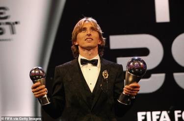 Modric xứng đánh với chiến thắng sau một năm thi đấu thành công ở cả cấp CLB và tuyển quốc gia.