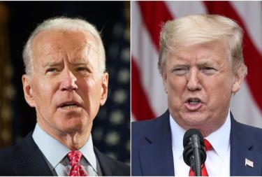 Tổng thống Mỹ Donald Trump và ứng viên Dân chủ Joe Biden