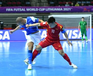 Đội tuyển futsal Việt Nam hiện đang đứng thứ 3/6 đội hạng ba, sau lượt trận thứ hai vòng bảng kết thúc rạng sáng 18/9.