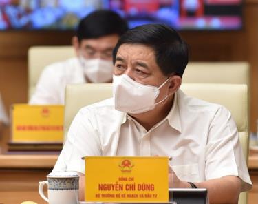 Bộ trưởng Bộ Kế hoạch và Đầu tư Nguyễn Chí Dũng tại hội nghị