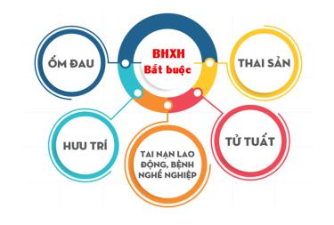 5 chế độ BHXH bắt buộc.