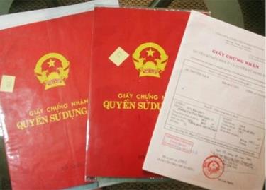 Giấy chứng nhận quyền sử dụng đất (Ảnh minh họa).