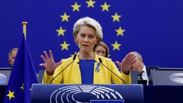 Chủ tịch Ủy ban Châu Âu Ursula von der Leyen trình bày về tình hình Liên minh châu Âu trước Nghị viện.