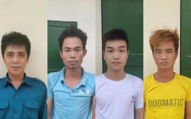 Các đối tượng bị bắt giữ (Ảnh: Báo Nhân dân)