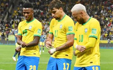 link dafabet Brazil đang có những ngôi sao quá mạnh như Neymar (10) và Vinicius (20)