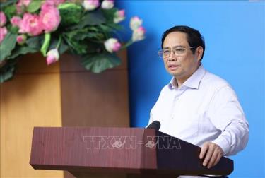 Thủ tướng Phạm Minh Chính chủ trì hội nghị.