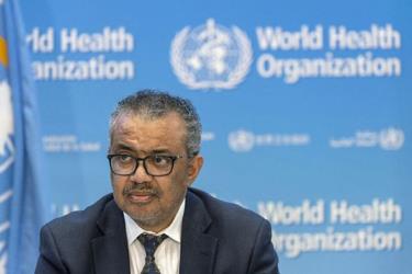 Tổng giám đốc WHO Tedros Adhanom Ghebreyesus.