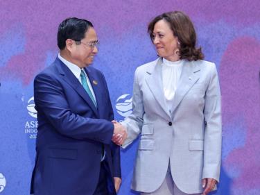 Thủ tướng Phạm Minh Chính và Phó Tổng thống Hoa Kỳ Kamala Harris.