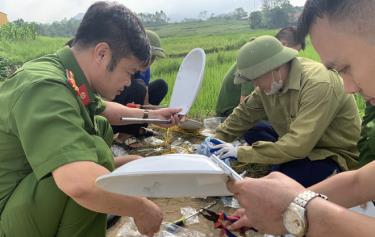 Văn phòng Cơ quan CSĐT Công an tỉnh Yên Bái phối hợp với Ủy ban nhân dân huyện, Công an huyện Yên Bình, các nhà hảo tâm, cán bộ công chức, viên chức xã và nhân dân xã Xuân Lai thực hiện công trình đường điện thắp sáng thôn Trung Tâm dài 1,3km.