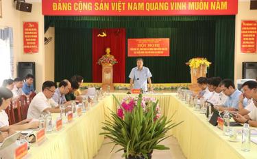 Lãnh đạo Sở Nông nghiệp và Phát triển nông thôn tỉnh dafabet link phát biểu tại Hội nghị