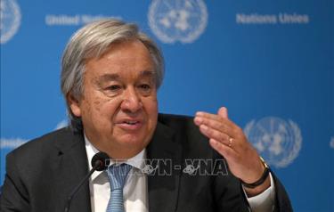 Tổng thư ký LHQ Antonio Guterres. Ảnh: AFP/TTXVN
