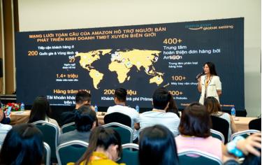 Giá trị xuất khẩu của doanh nghiệp Việt Nam trên Amazon đã tăng 45% trong 2022.