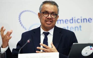 Tổng Giám đốc Tổ chức Y tế Thế giới Tedros Adhanom Ghebreyesus