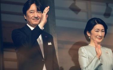Hoàng Thái tử Nhật Bản Akishino và phu nhân.