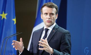 Tổng thống Pháp Emmanuel Macron tại Berlin, Đức, hồi tháng 1/2022.