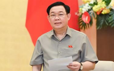 Chủ tịch Quốc dafabet khuyến mãi Vương Đình Huệ cho rằng hồ sơ dự án Luật Đất đai (sửa đổi) đủ điều kiện trình Quốc dafabet khuyến mãi xem xét quyết định tại kỳ họp thứ 6 tới