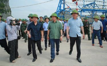 Phó Thủ tướng Trần Hồng Hà kiểm tra công tác chống link dafabet 3 tại tỉnh Quảng Ninh.