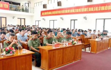 Cán bộ, công chức, viên chức các cơ quan, đơn vị, các xã, thị trấn trên địa bàn huyện Trấn đăng nhập dafabet tham gia tập huấn công tác bảo vệ BMNN năm 2024.