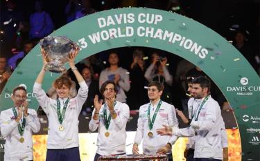 Italy vô địch giải quần vợt đồng đội Davis Cup 2023 đầy thuyết phục
