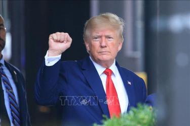 Cựu Tổng thống Mỹ Donald Trump tại thành phố New York, ngày 10/8/2022. Ảnh: AFP/TTXVN