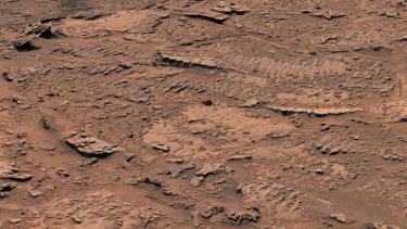 Một phần ảnh toàn cảnh do tàu thám hiểm Mars Curiosity chụp phần 