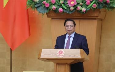 Thủ tướng Phạm Minh Chính chủ trì phiên họp Chính phủ chuyên đề xây dựng pháp luật tháng 2-2024.