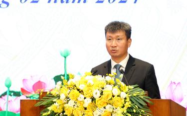 Chủ tịch UBND tỉnh Trần Huy Tuấn phát động phong trào thi đua yêu nước năm 2024.
