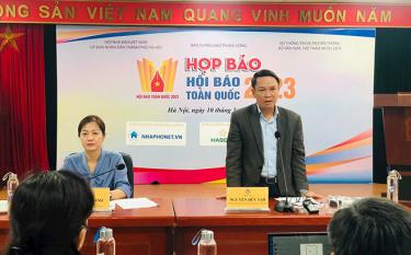 Hội Nhà báo Việt Nam thông tin về các hoạt động của Hội báo toàn quốc 2023.