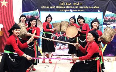 Đồng bào dân tộc Cao Lan, xã Đại Đồng giữ gìn, phát huy bản sắc văn hóa dân tộc để hướng tới phục vụ du lịch cộng đồng.