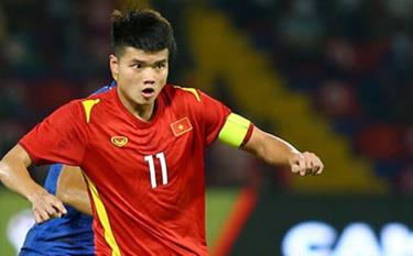 Đội tuyển U23 Việt Nam thiếu vắng chân sút Nguyễn Văn Tùng do chấn thương.