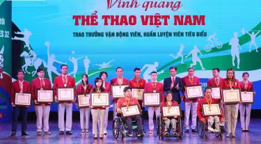 Các VĐV, HLV tiêu biểu của thể thao Việt Nam năm 2022 được vinh danh sáng 19-3