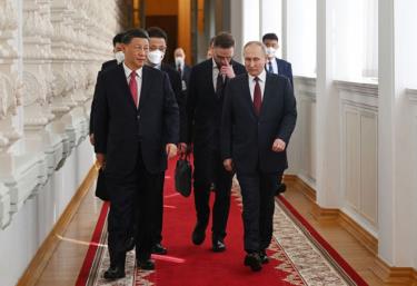 Chủ tịch Trung Quốc Tập Cận Bình và Tổng thống Nga Vladimir Putin vừa có cuộc gặp đáng chú ý ở Moscow.
