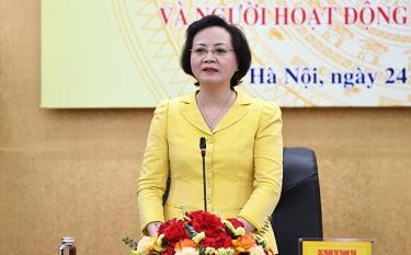 Bộ trưởng Nội vụ Phạm Thị Thanh Trà