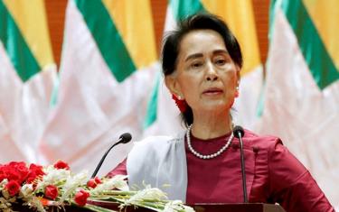 Cựu Cố vấn Nhà nước Myanmar Aung San Suu Kyi.