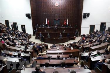 Toàn cảnh một phiên họp của Quốc hội Thổ Nhĩ Kỳ tại Ankara, ngày 15/3/2023.