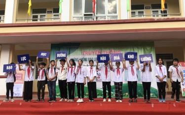 Đoàn Trung tâm Giáo dục nghề nghiệp - Giáo dục thường xuyên huyện Yên Bình tổ chức Diễn đàn “Xây dựng tình bạn đẹp - Nói không với bạo lực học đường” năm 2023.