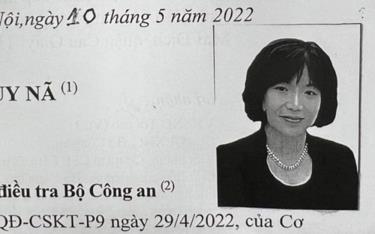 Quyết định truy nã bà Nguyễn Thị Thanh Nhàn.