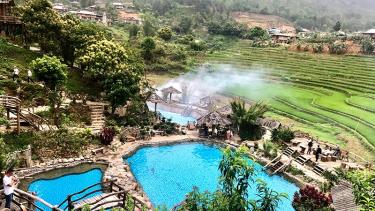 Tram Tau hot spring in Yen Bai