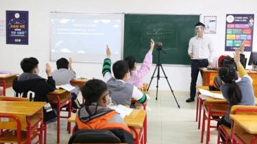 Một lớp học tại Hà Nội năm 2022
