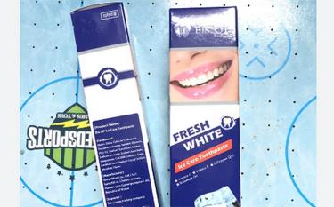 Kem đánh răng Bis up ice care Toothpaste bị thu hồi.