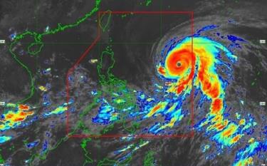 Siêu bão Mawar sắp đổ bộ vào Philippines.
