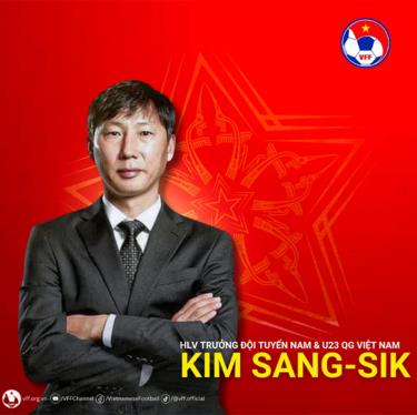 Ông Kim Sang-sik chính thức được bổ nhiệm làm HLV trưởng tuyển Việt Nam.