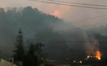 Đám cháy rừng tại xã Púng Luông, Mù Cang Chải