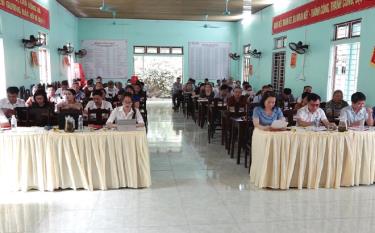 Lãnh đạo Huyện ủy Văn Yên tham gia sinh hoạt chi bộ tại thị trấn Mậu A.