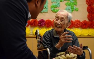 Cụ Mikizo Ueda qua đời ở tuổi 112.