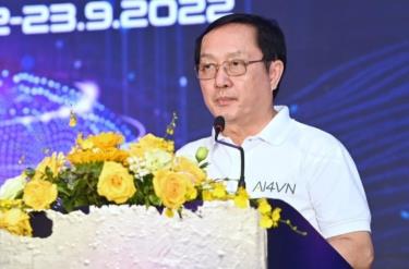 Bộ trưởng Bộ Khoa học và Công nghệ Huỳnh Thành Đạt phát biểu tại sự kiện (Ảnh: Ban tổ chức)